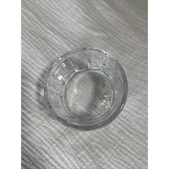 Clear “Salt” Cellar , Ribbed - Picture 2 of 3